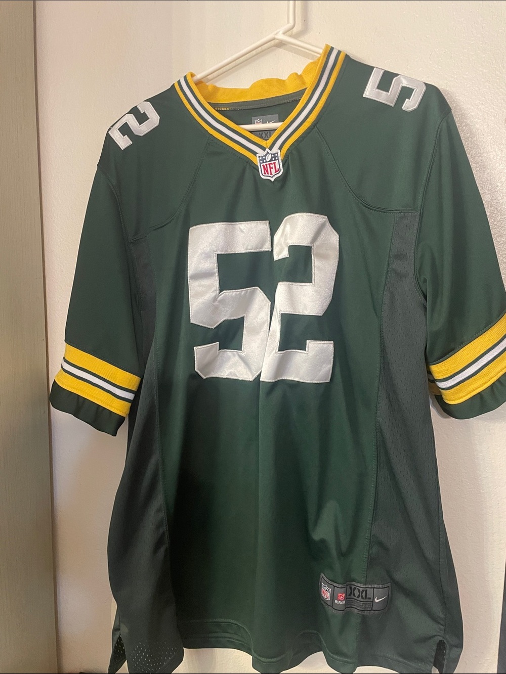 NFL Green Bay Packers On-Field Jersey Collar (Nike)Clay Matthews